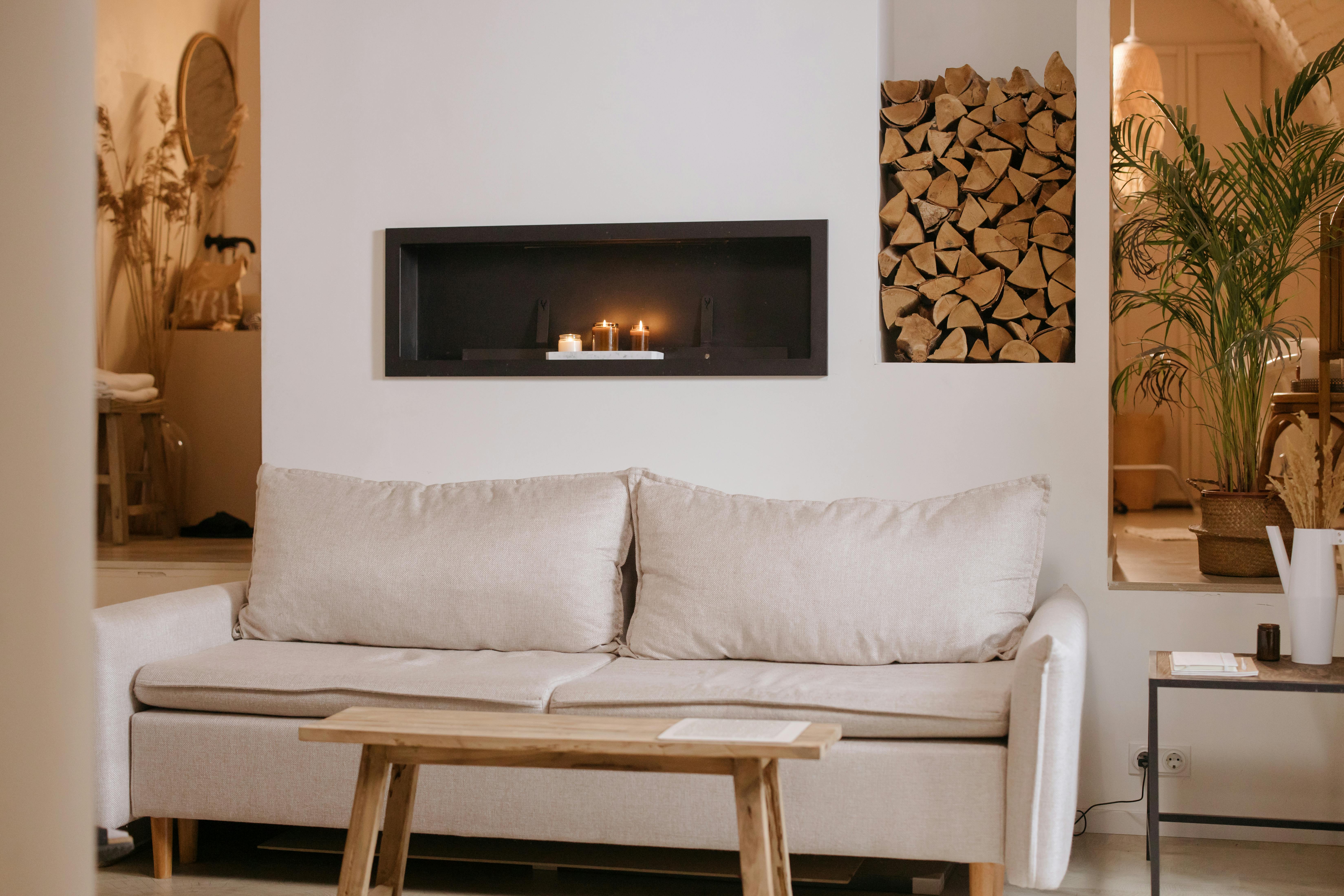 Intérieur organisé et serein